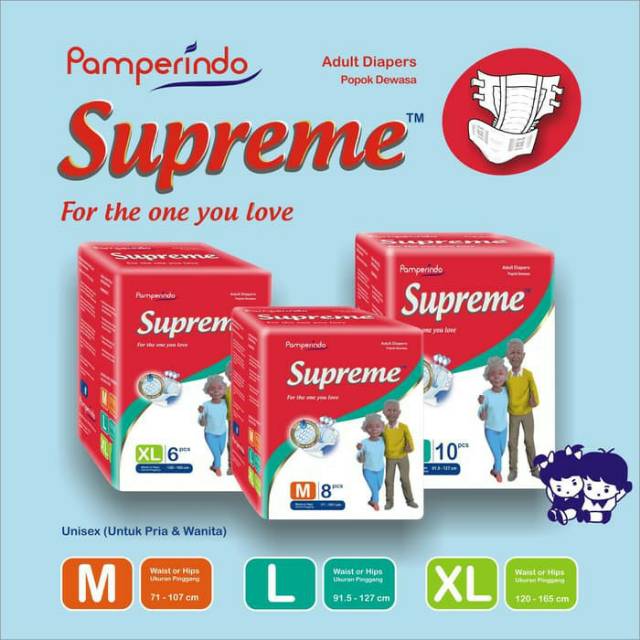 Set 10 Tã Lót Supreme Size M.L.Xl Cho Người Lớn