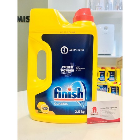 Bột rửa bát Finish Classic 2.5kg