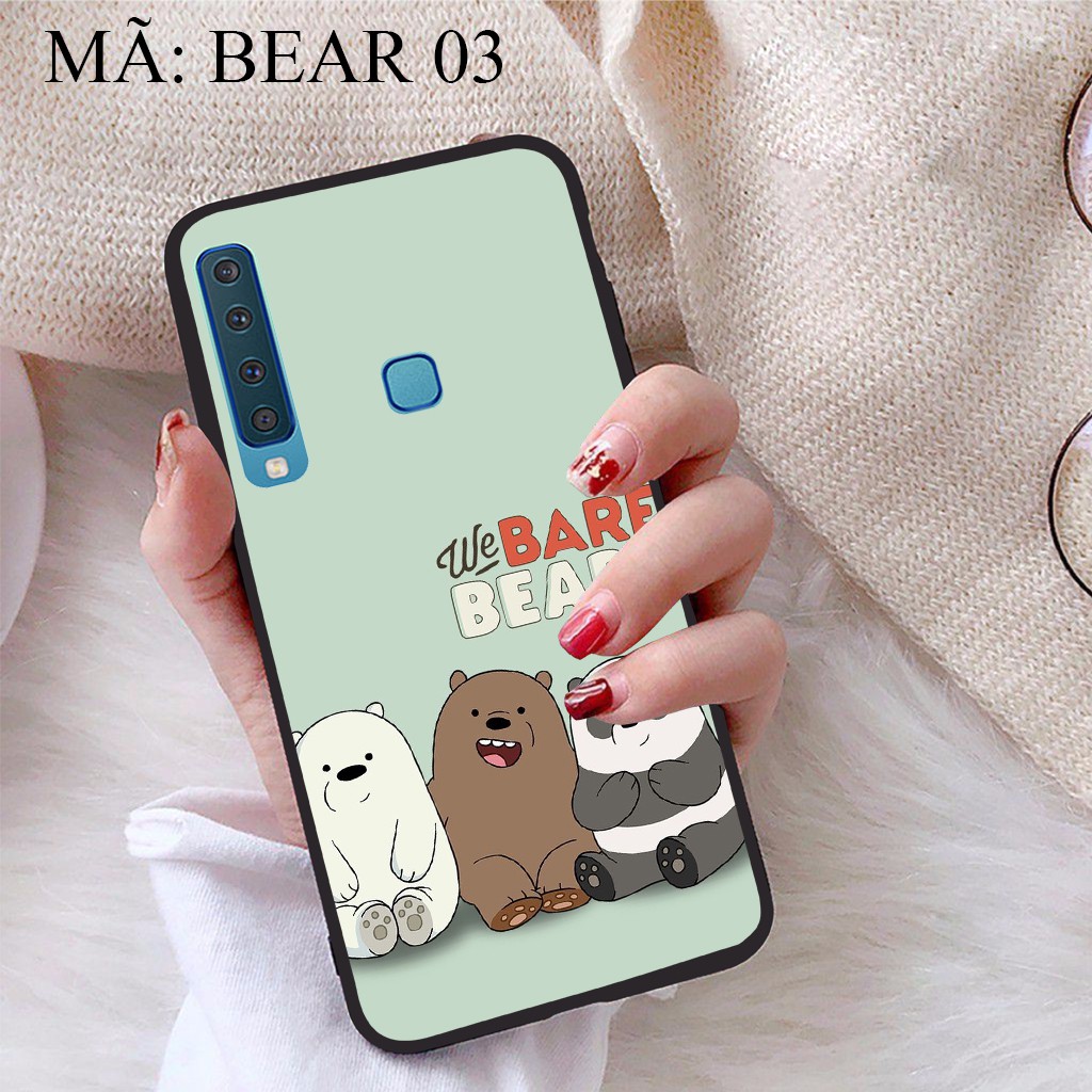 Ốp lưng Samsung A9 2018 viền dẻo TPU BST Gia Đình Nhà Gấu