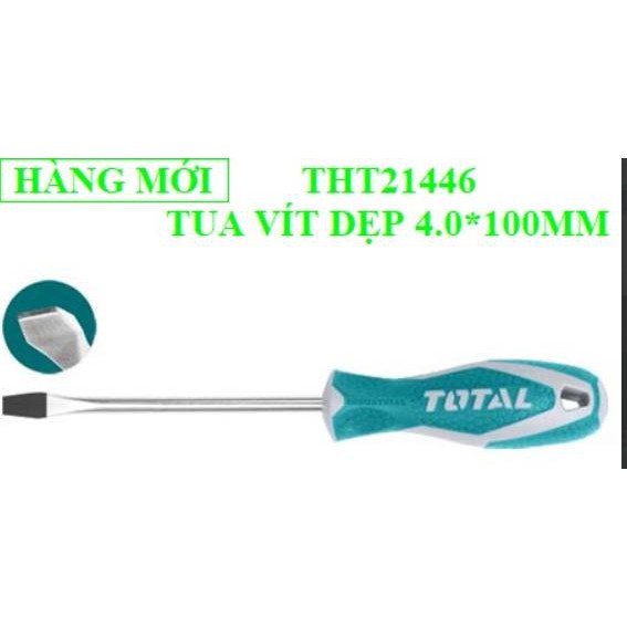 Tua vít dẹp (144/T) 4MM X 100MM TOTAL THT21446
