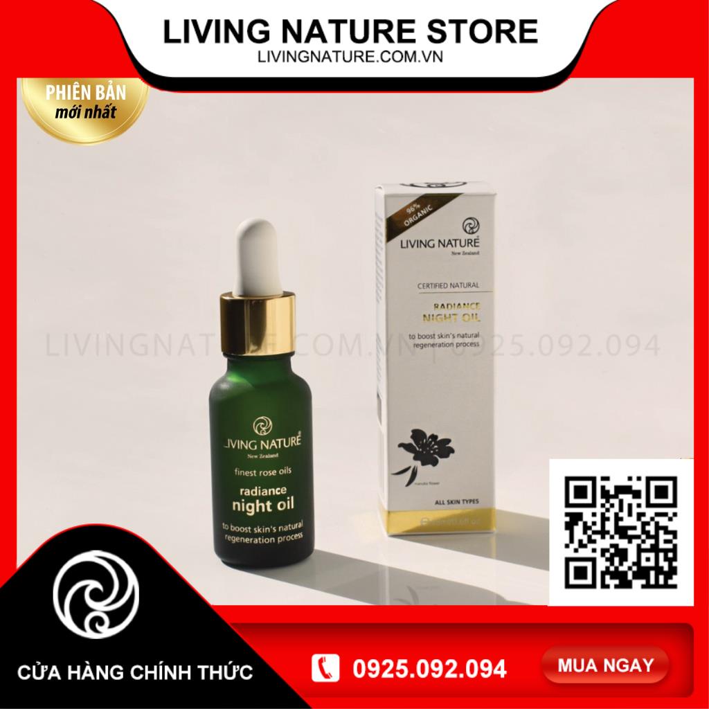 [Official Store] Dầu dưỡng da Living Nature Radiance Night Oil 18ml (bản cập nhật) | BigBuy360 - bigbuy360.vn
