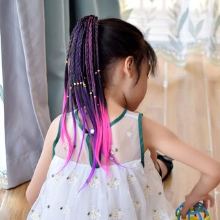 Women New Headband Girls Twist Braid Rope Simple Rubber Hair Band Hair Accessories Kids Wig