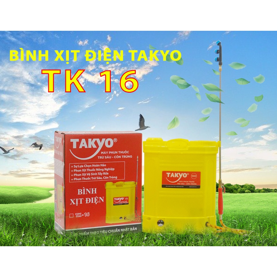 Bình xịt điện 16 lít Takyo TK16