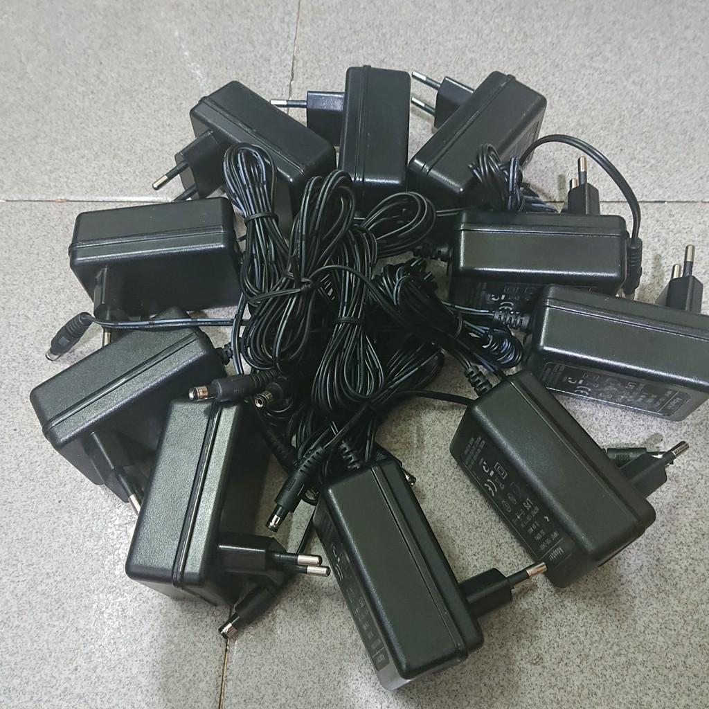Nguồn 12V-1.5A hàng chuẩn các loại cho camera, wifi, router