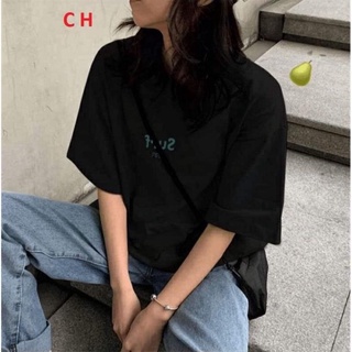 Áo phông hè chất cotton SURF form rộng dáng thụng hucott
