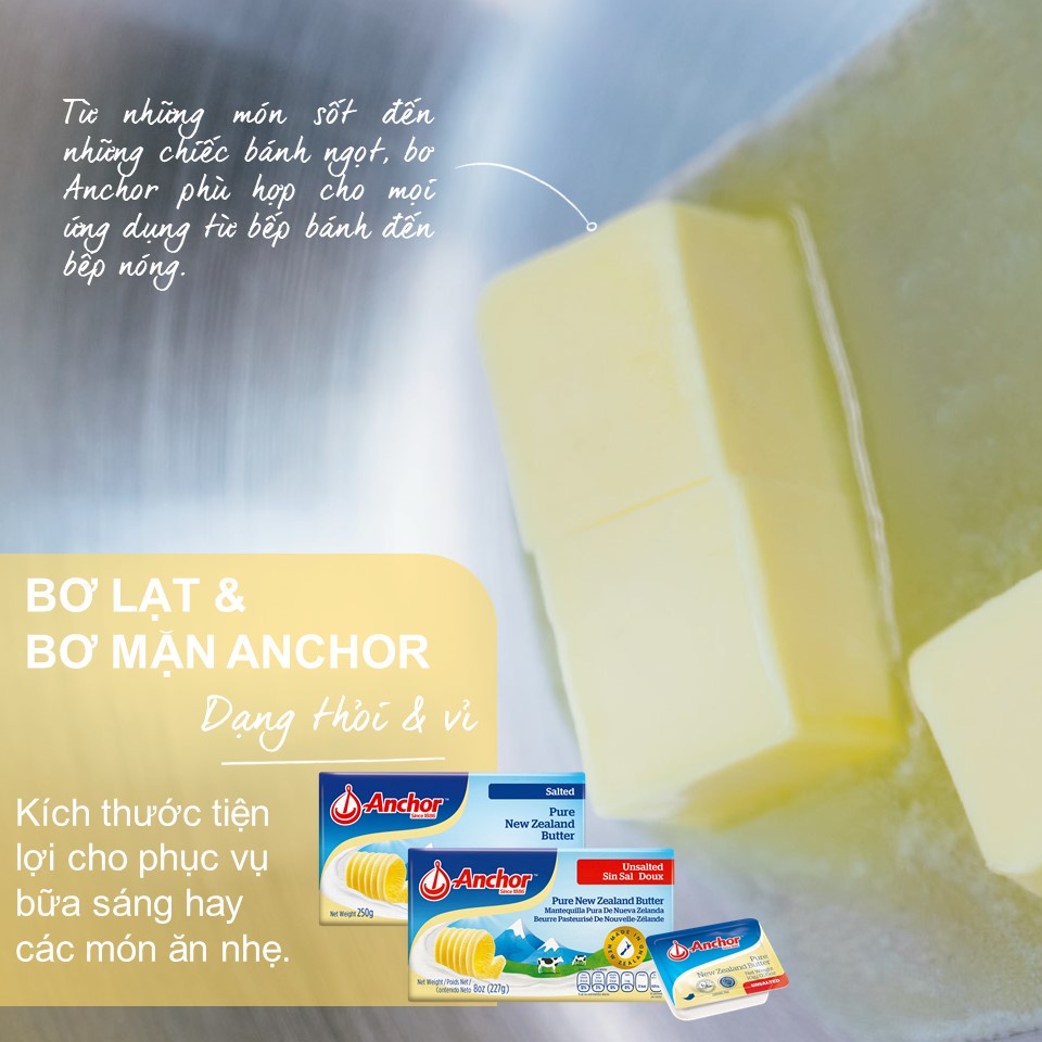 Bơ Mặn Anchor 250gr