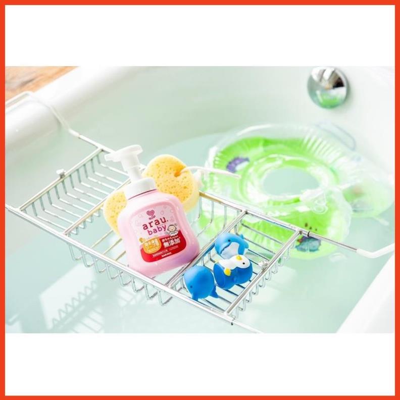 Nước rửa bình - bột tắm Arau Baby Nhật Bản 450-500ml lành tính cho da bé