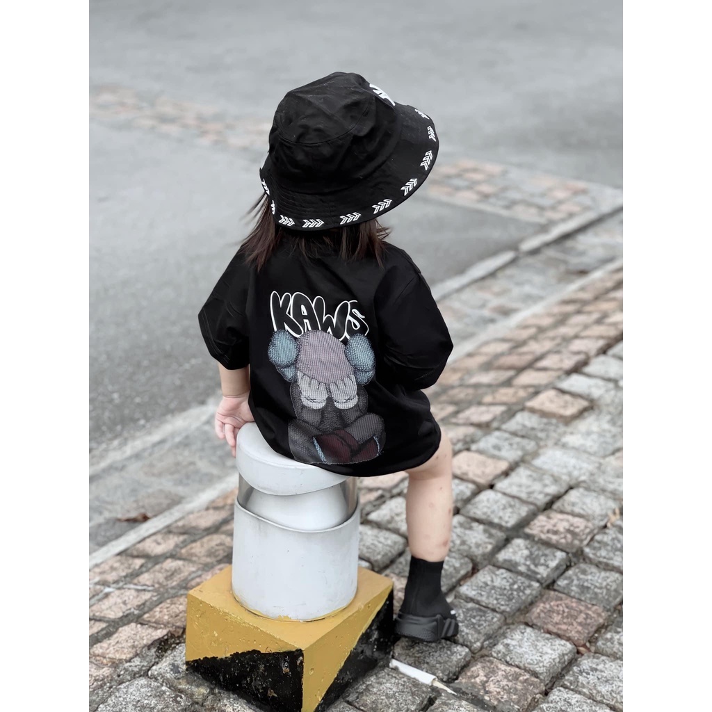 Áo thun tay lỡ Kaw new cho bé , áo phông trẻ em unisex , TP KIDs