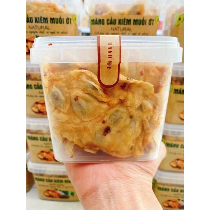 Mãng cầu xiêm sấy muối ớt - Hộp 300g - Trái cây sấy Organic