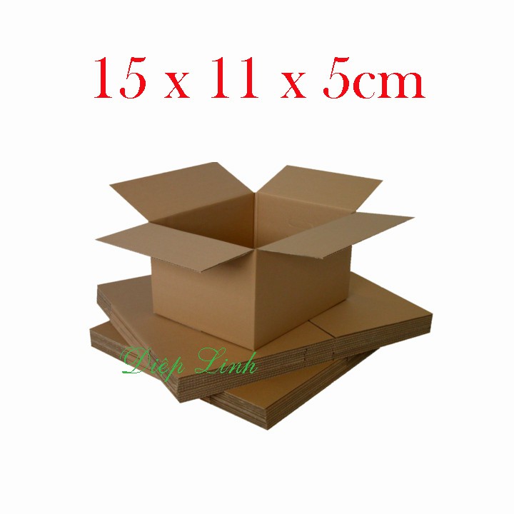 Bộ Thùng Carton Trơn 3 Lớp 15 x 11 x 5cm