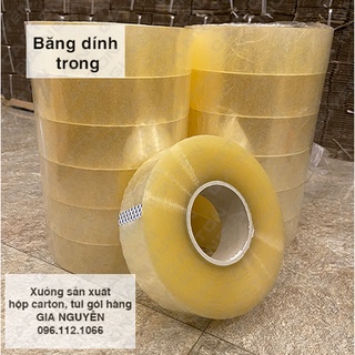 Băng dính gói hàng lõi siêu mỏng 2.4mm loại 1kg