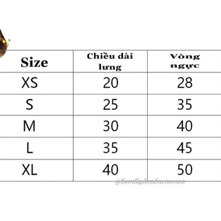 [Có sẵn] Áo thun trái cây dành cho thú cưng