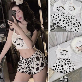 Sét Bộ Ngủ Hình Bò Sữa , Có Bán Rời