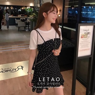 Set váy chấm bi