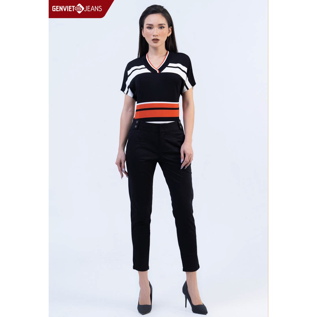 [Mã WABRLOW5 giảm 15% đơn 300K] DQ106K789 - Quần Dài Kaki Nữ GENVIET | BigBuy360 - bigbuy360.vn