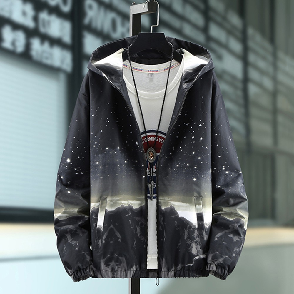 Áo Khoác Nhẹ Nam Thu Đông Mũ Trùm Đầu In Hình Phong Cảnh Hot Trend 2020 ZENKODLMEN AO KHOAC NAM 131 | BigBuy360 - bigbuy360.vn