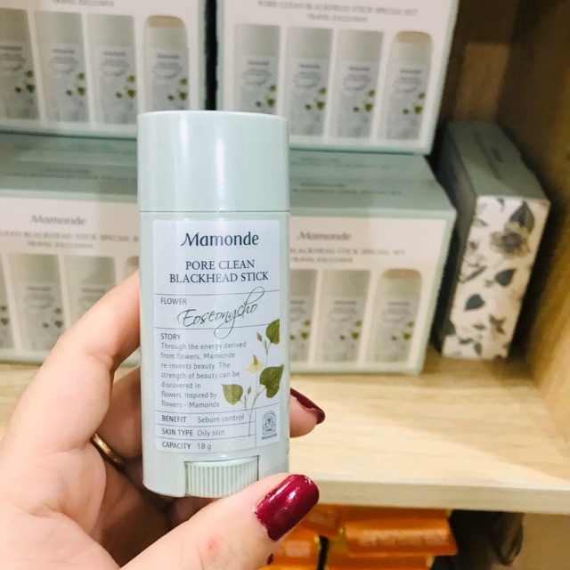 [Date Mới] Thanh lăn giảm mụn đầu đen Mamonde Pore Clean Blackhead Stick.