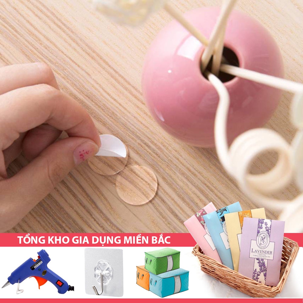 [Tổng Kho Sỉ] Set 10/35 Miếng Siêu Dính Siêu Chắc, Giữ Đồ Vật Cố Định (Hình Tròn) - Miếng Dính Tượng Tứ Không