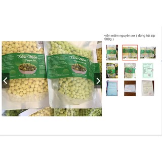 viên mầm nguyên xơ ( đóng túi zíp 500g )