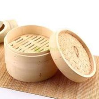 Mây tre- xửng hấp tre lồng hấp tre 2 tầng 20cm -tre hn