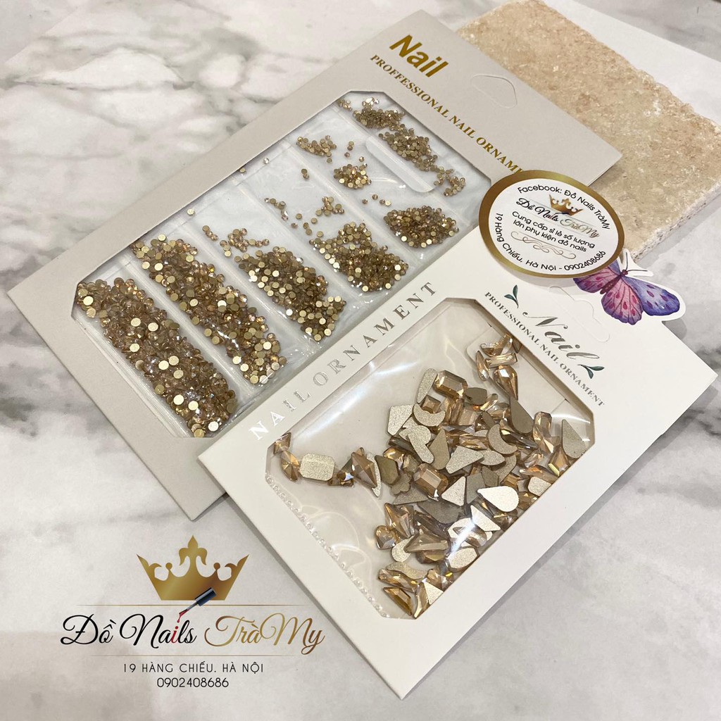Phụ kiện nail - Set đá chân bằng HK