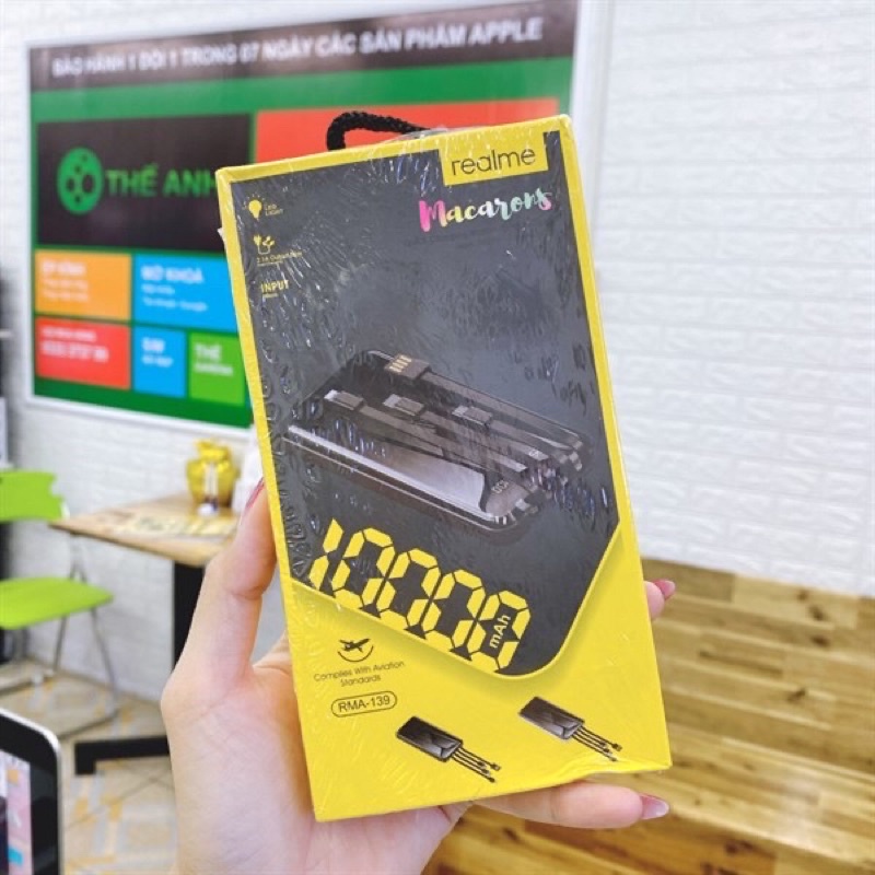 Sạc dự phòng Realme 10000mAh RMA-139 10.000 mAh