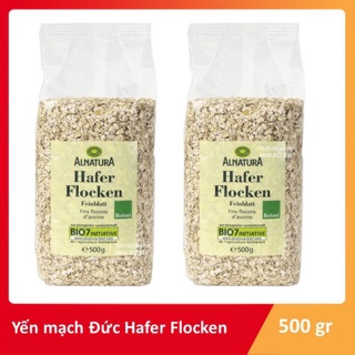 Combo 2 túi Yến mạch Đức Alnatura Hafer Flocken (500g/túi)