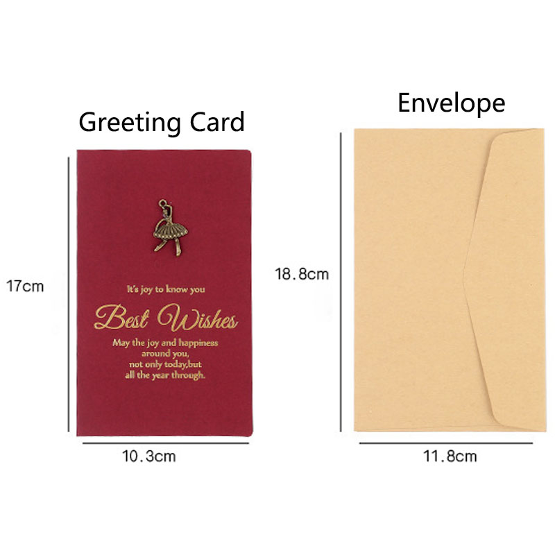 Thiệp Mời Kim Loại Phong Cách Retro