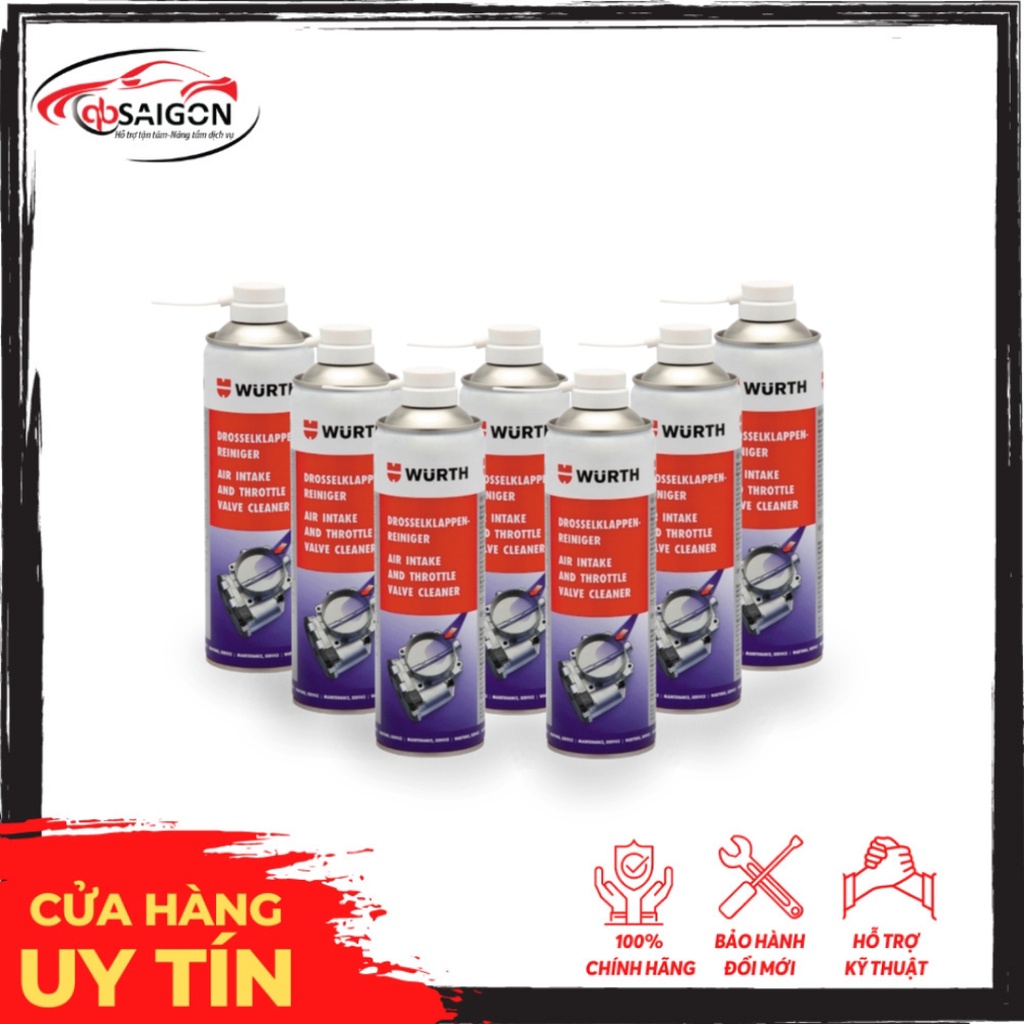 ] 🚗 Chất Vệ Sinh Họng Ga 500ml - Wurth - Đức - 5861113500