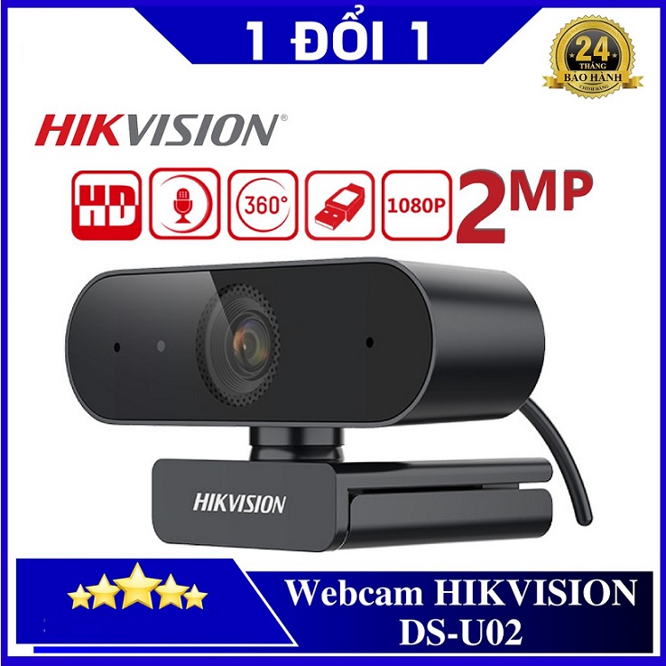 Webcam Hikvision DS-U02 Full HD 1080P (1920 × 1080)