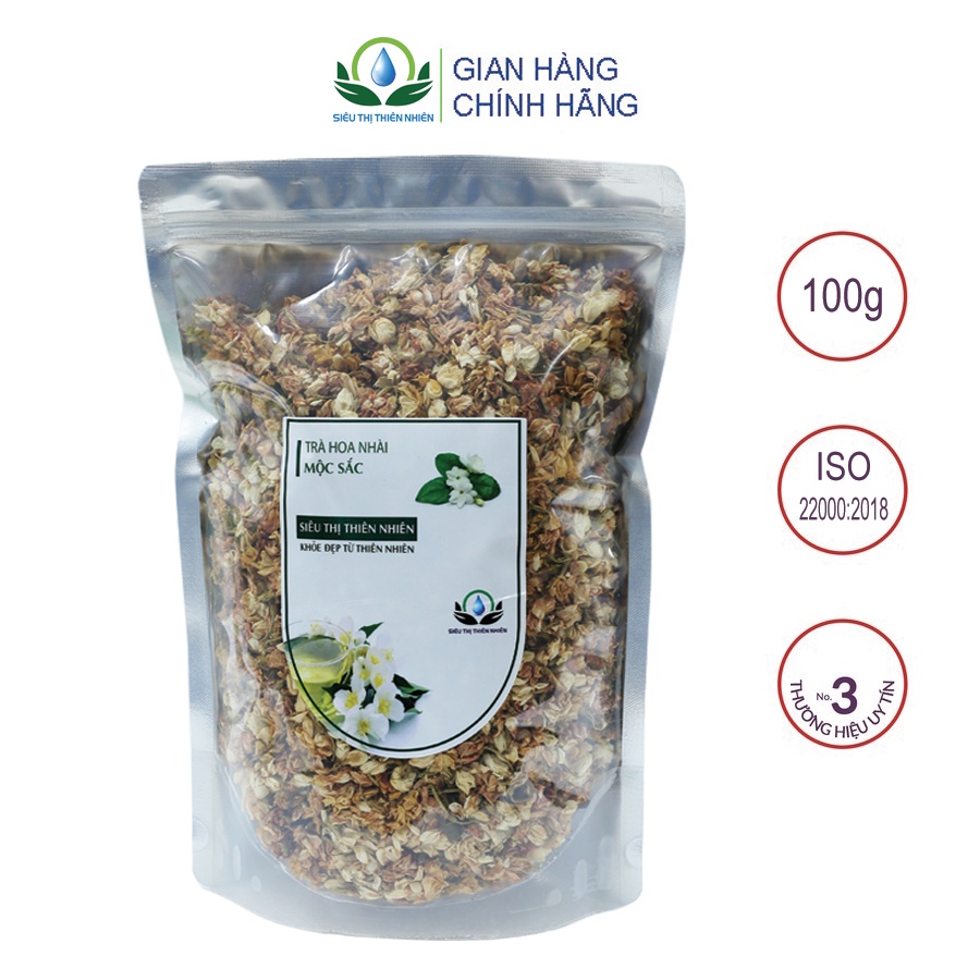 Trà Hoa Nhài Sấy Khô Mộc Sắc 100g Siêu thị thiên nhiên