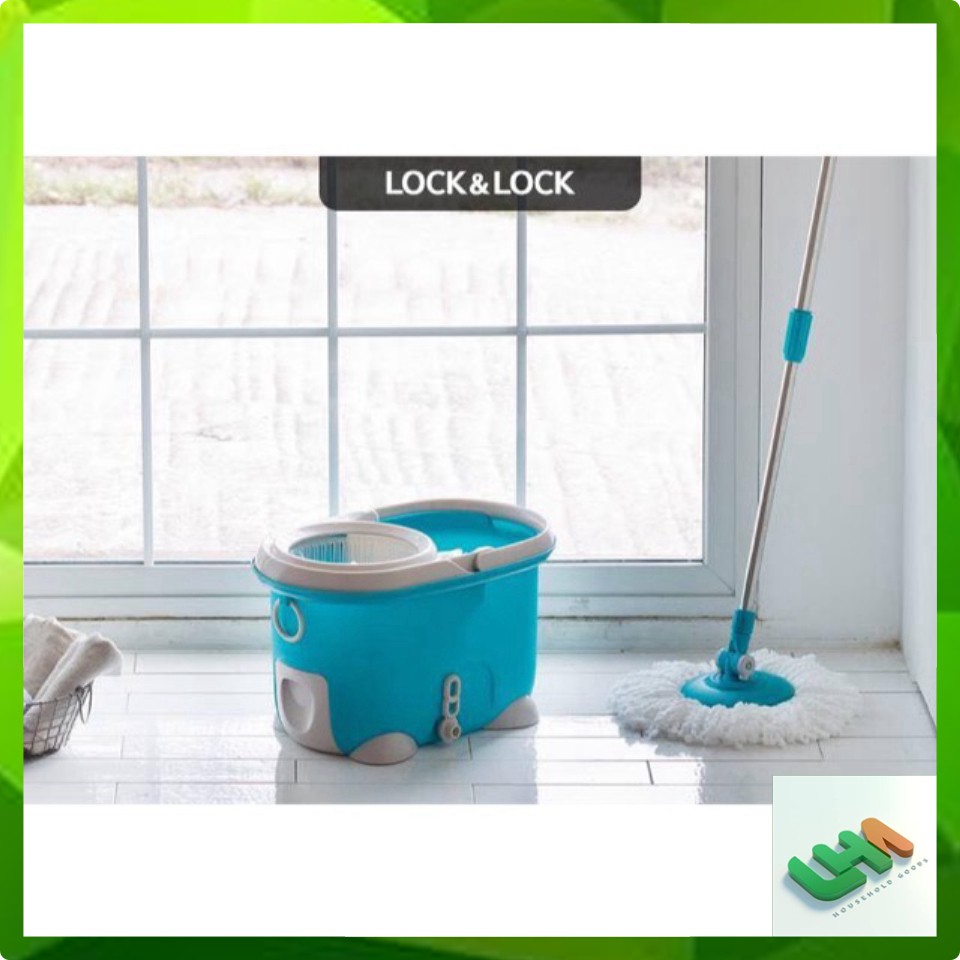 Bộ cây lau nhà 360 độ Lock&lock MOP Q2-1 ảnh thật