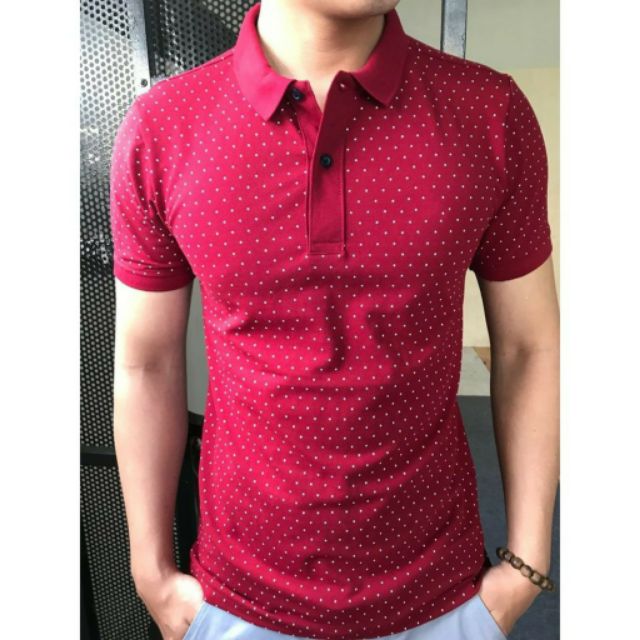 Áo thun polo nam cổ bẻ chấm bi, ÁO PHÔNG NAM CHẤM BI | BigBuy360 - bigbuy360.vn
