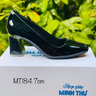 ( Shop Giày Somina ) Giày cao gót mũi vuông gót trụ mika cao 7cm MT184