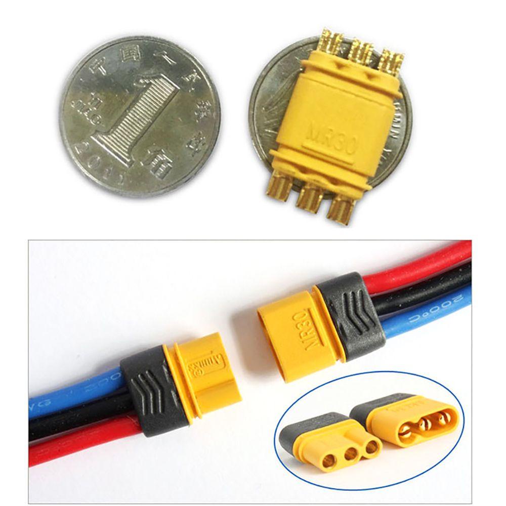 SUSANS Set 5 Cặp Đầu Nối 3 Chấu Cho pin Lipo MR30 RC