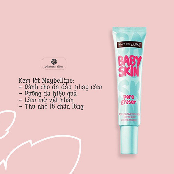 Kem lót mịn da Maybelline Baby Skin 22ml