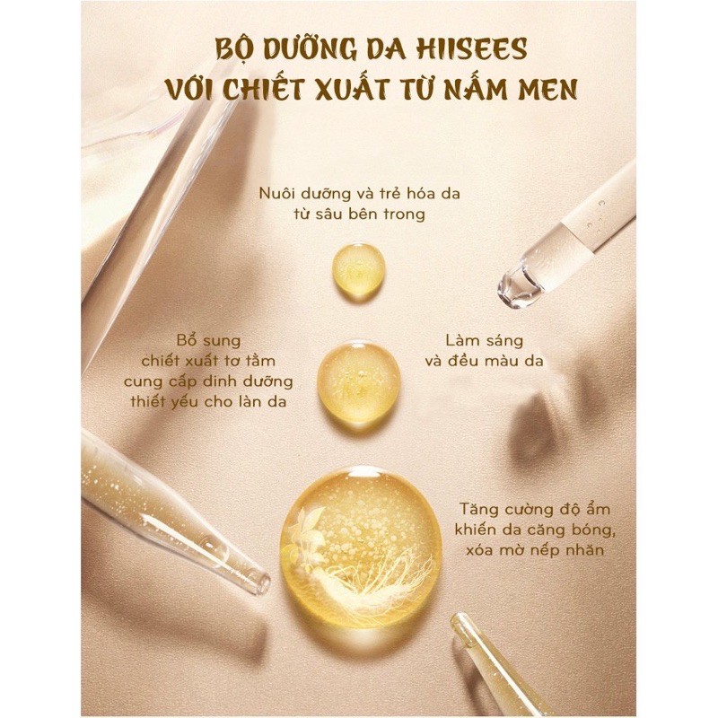Bộ Dưỡng Trắng Da Căng Bóng,Cấp Ẩm 6 món HIISEES nội địa trung chính hãng | BigBuy360 - bigbuy360.vn