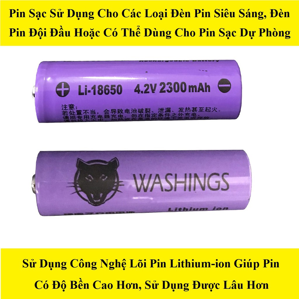 Pin Sạc Cho Đèn Pin, Cell Pin Cho Pin Dự Phòng, Pin Laptop, Pin Sạc 18650