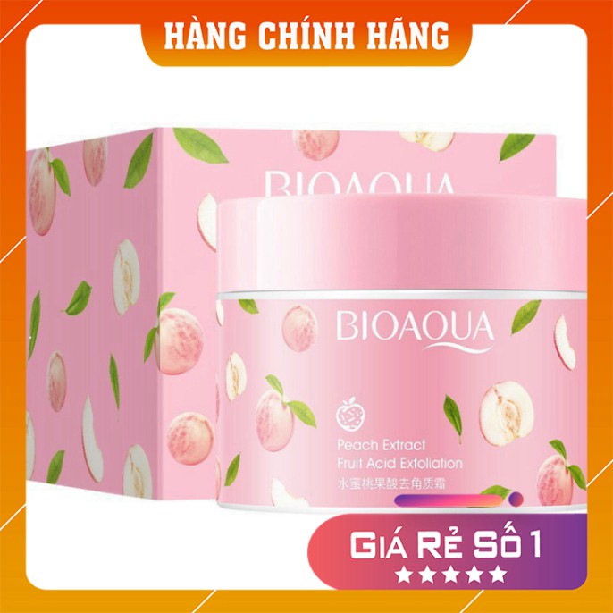 Tẩy Tế Bào Chết 💕𝑭𝒓𝒆𝒆𝒔𝒉𝒊𝒑💕 Tẩy Tế Bào Chết Bioaqua Trái Đào Tươi Giúp Mịn Giữ Ẩm Cho Da 140gr Chính Hãng Nội Địa Trung