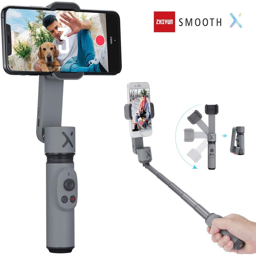 Gimbal Zhiyun Smooth X gậy tay cầm chống rung điện thoại Hàng chính hãng