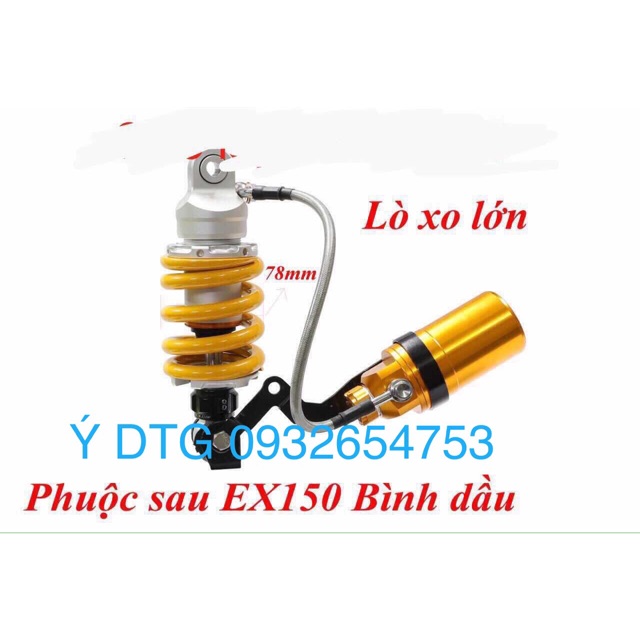 phuộc sau exciter 150