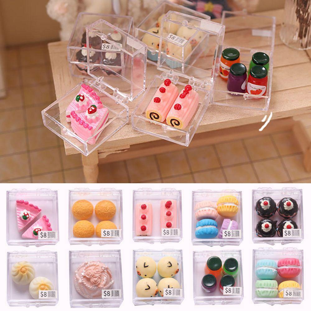 Set 6 Mô Hình Ngôi Nhà Búp Bê Mini Dùng Để Trang Trí