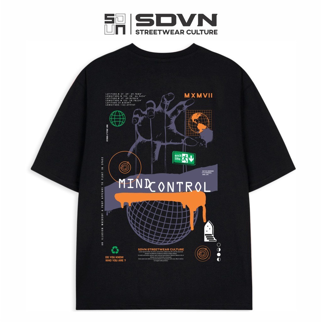 Áo Thun Unisex Nam Nữ SDVN MIND CONTROL