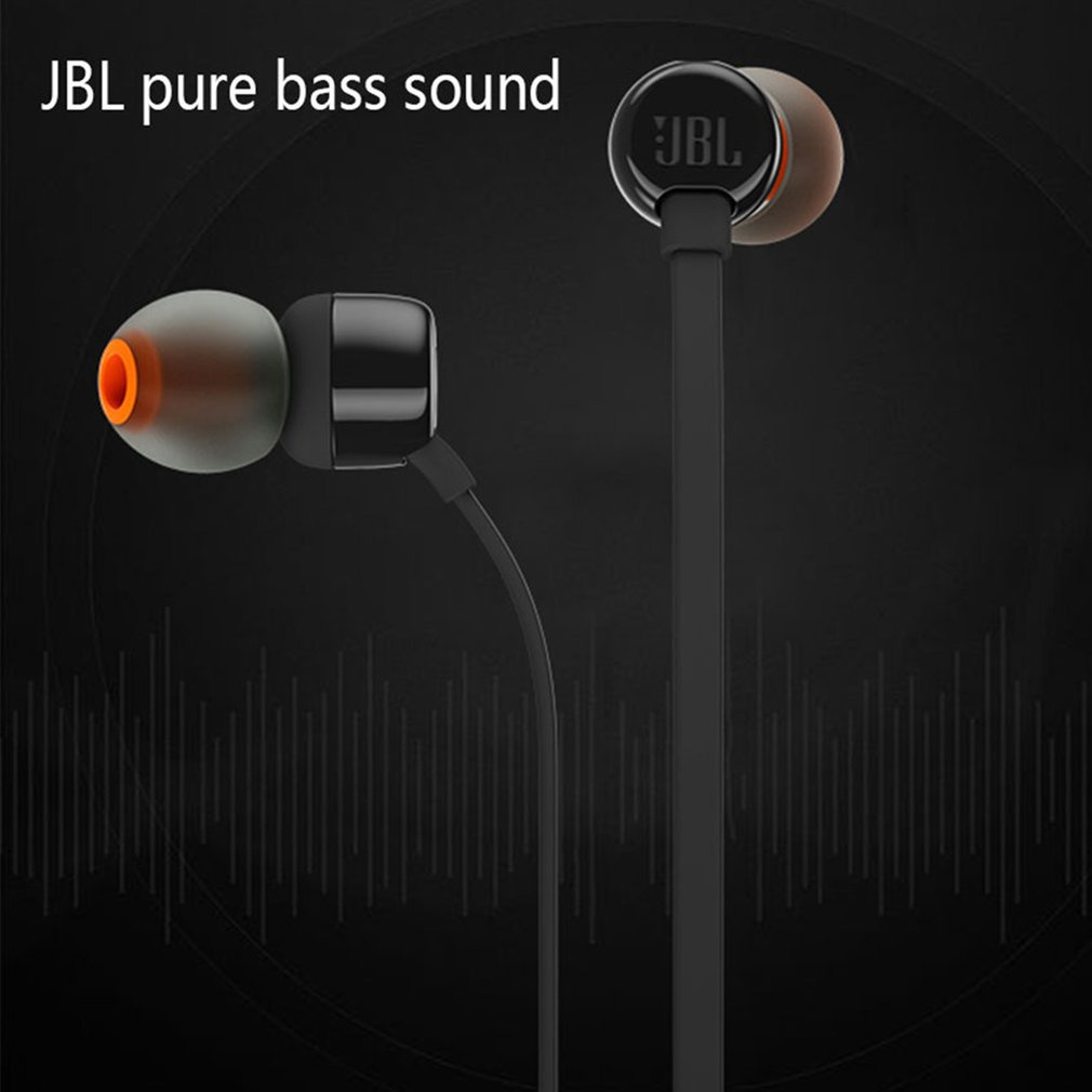Tai Nghe Nhét Tai JBL T110 Có Dây Chuẩn 3.5mm Tai nghe thể thao chơi game có dây