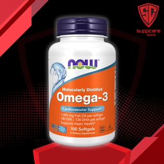 Omega 3 | Dầu Cá Omega 3 Now - Vitamin Bổ Mắt Sáng Mắt [100 - 200 - 500 Viên] - Nhập Mỹ.