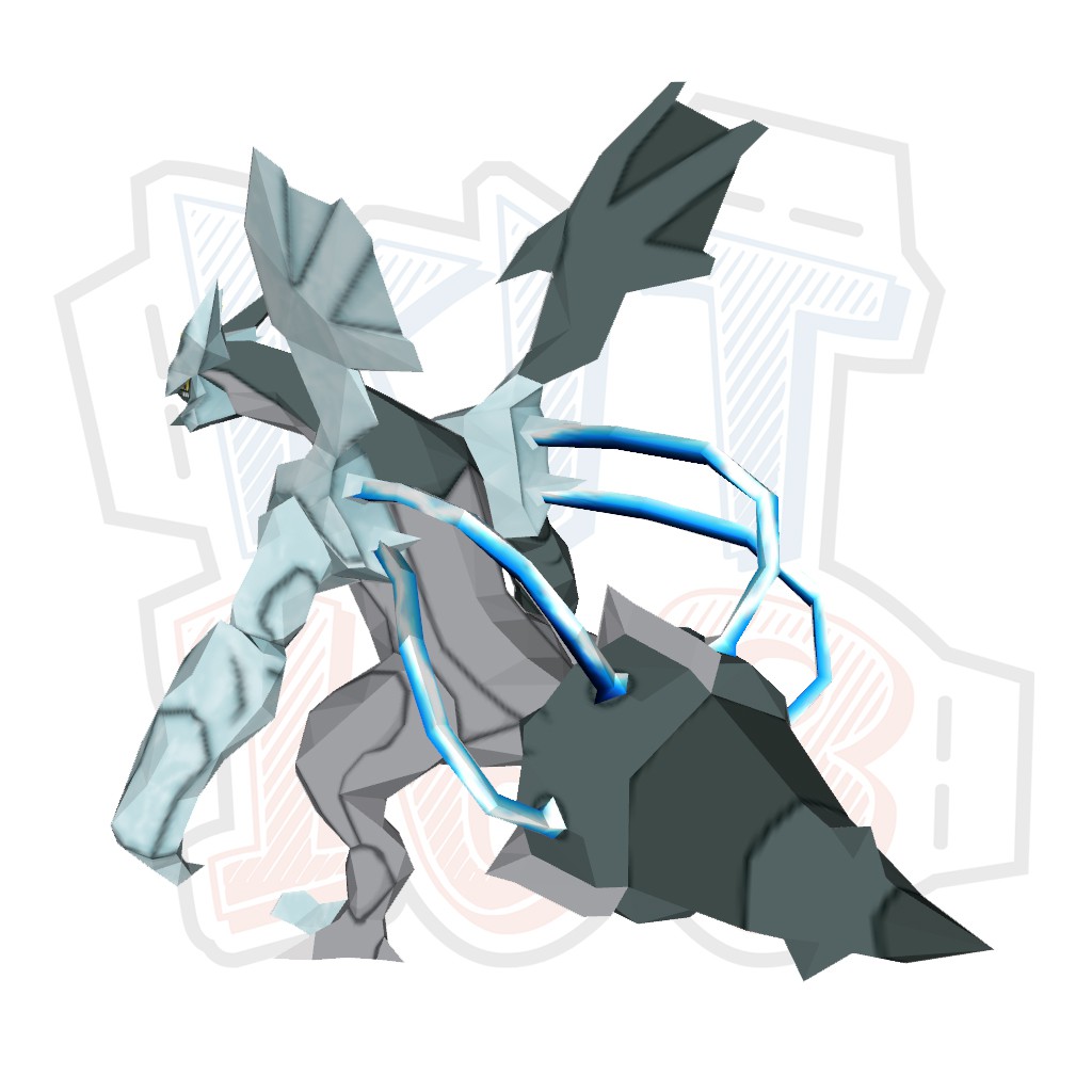 Mô hình giấy Anime Game Pokemon Black Kyurem ver 2