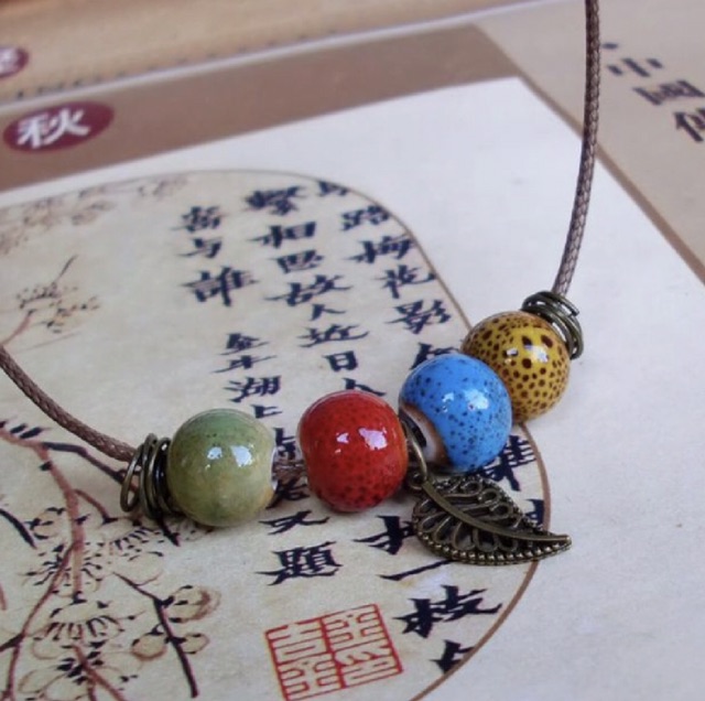 DÂY ĐEO CỔ - 4 hạt tròn