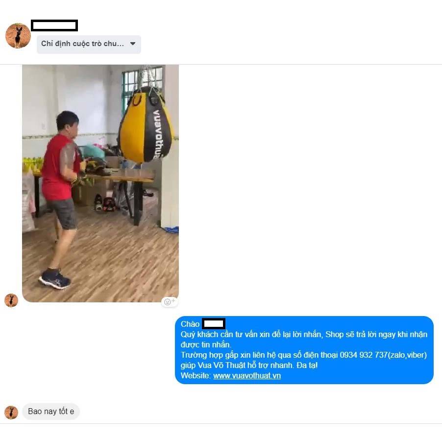 Vỏ bao quả lê 80 cm Vua Võ Thuật chuẩn phòng tập