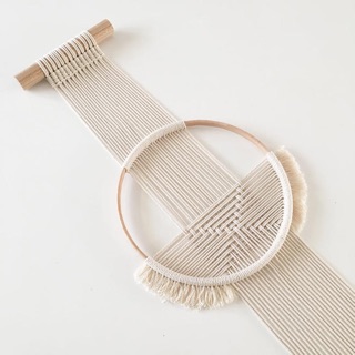 Mành Macrame tròn treo tường trang trí 🔥