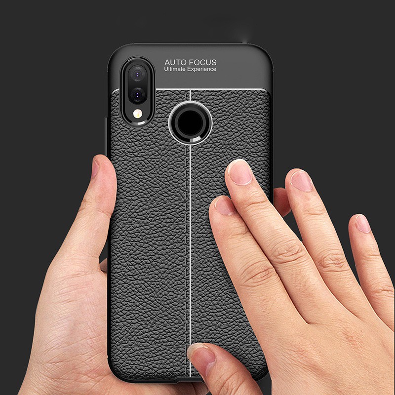 Ốp Lưng Silicon Auto Focus, Silicon Trong Cho Huawei Y9-2019